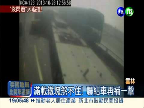 閃避車禍煞不住 聯結車撞傷2人