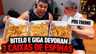 BITELO COMEU 40 ESFIHAS COM FABIO GIGA E GANHOU O DESAFIO