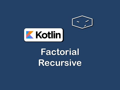 factorial recursive in kotlin