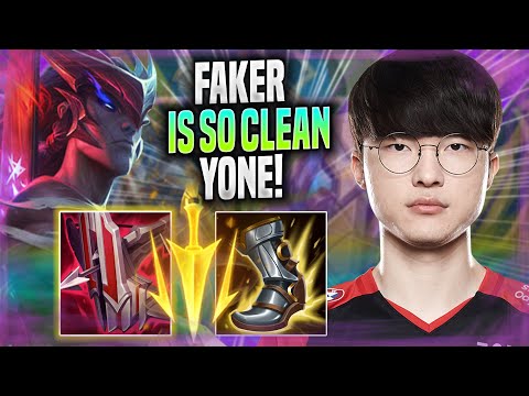 FAKER IS SO CLEAN WITH YONE! - T1 Faker Plays Yone MID vs Yasuo! | Season 2022