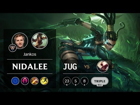 Nidalee Jungle vs Lee Sin - EUW Challenger Patch 9.20