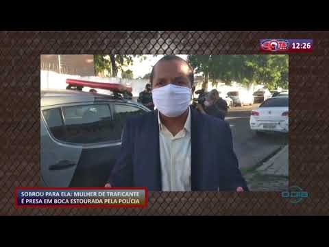 Mulher de traficante eÌ presa em "boca" estourada pela poliÌcia (18 05 20)