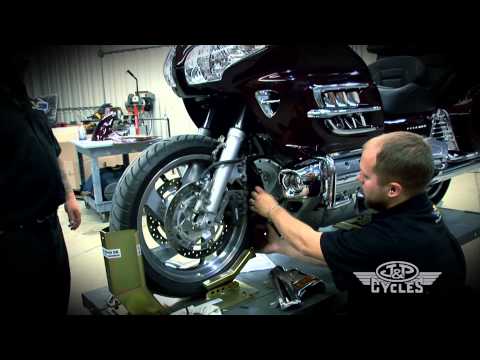 Install Chrome Timing Cover by Show Chrome Accessories • Honda Goldwing • JPCYCLES.COM