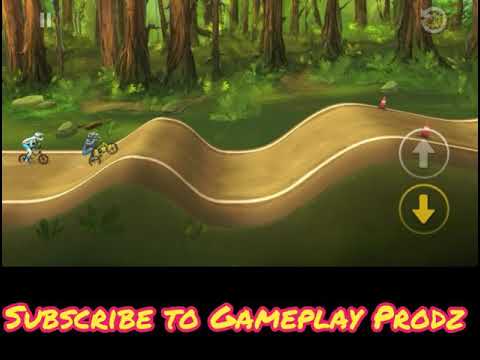 Mad Skills BMX 2- Gameplay Walkthrough- Level 4 forest- Me vs Alice