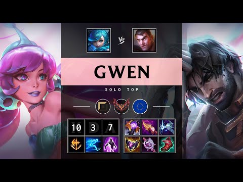 Gwen Top vs Jayce - EUW Grandmaster Patch 25.06