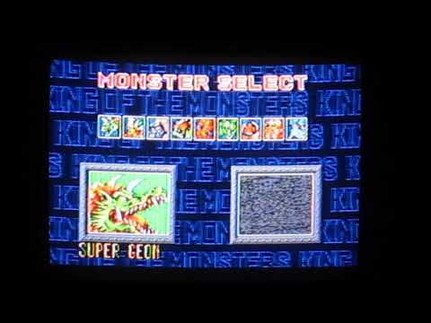 King of the Monsters 2 (Genesis, 1994) CRT Longplay