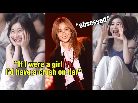 ITZY CHAERYEONG exposing herself being obsessed with RYUJIN handsomeness