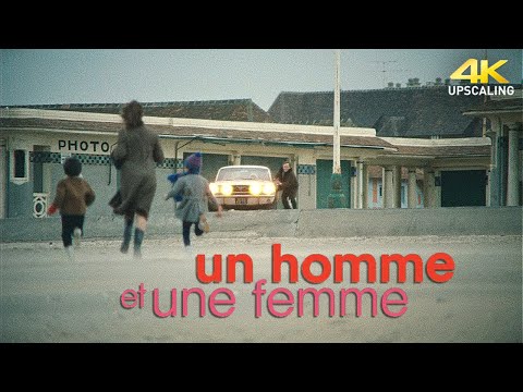 남과 여 (1966),  프란시스 레이의 테마곡- 재회장면, 4K 업스케일링고화질,  A Man And A Woman - Un Homme Et Une Femme