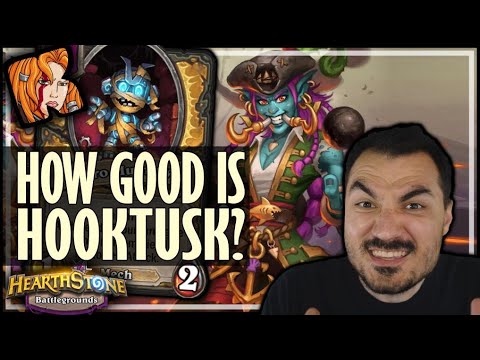 NEW HOOKTUSK IS PRETTY GOOD?! - Hearthstone Battlegrounds