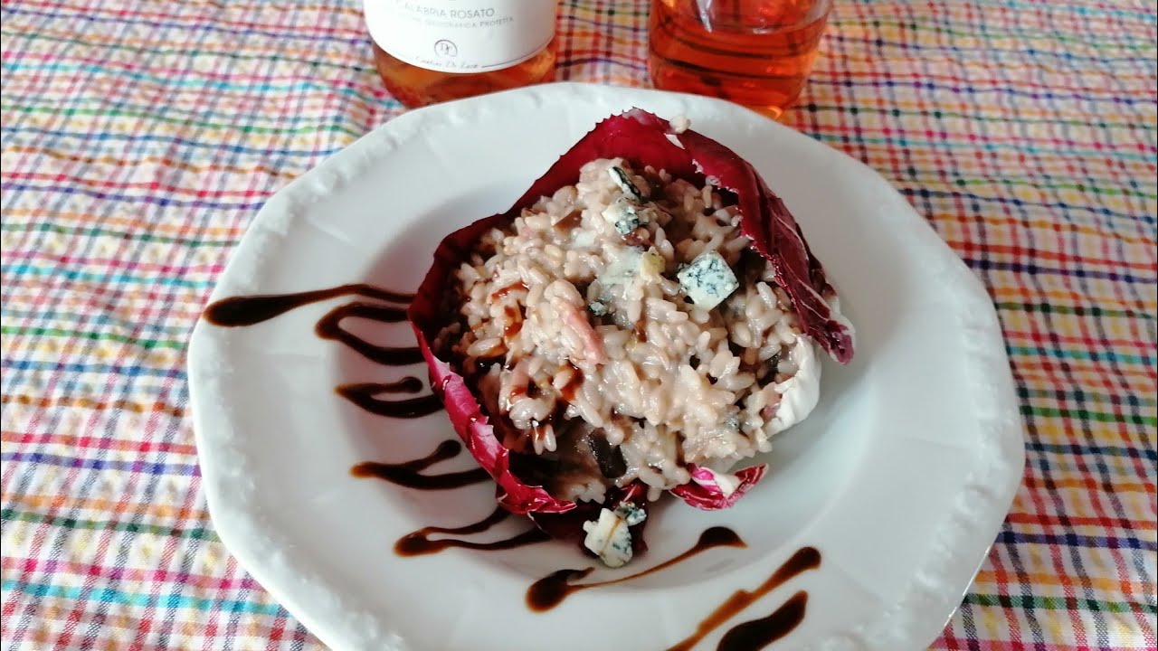Watch Now RISOTTO SPECK, RADICCHIO E GORGONZOLA RISOTTO SPECK, RADICCHIO E GORGONZOLA