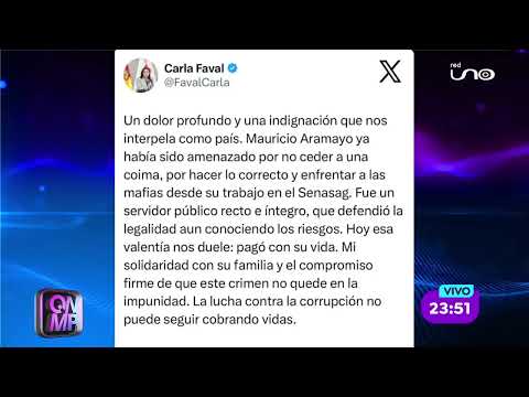 VOCERA SOBRE ASESINAT0 DE ARAMAYO