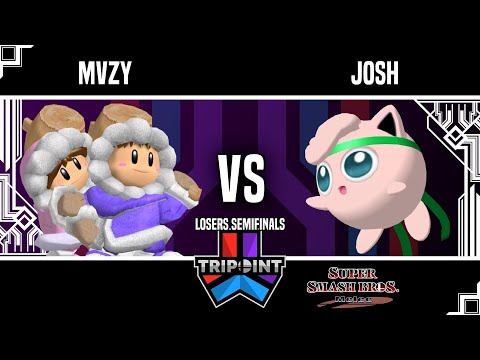 Tripoint Smash 186 - Losers Semifinals - MVZY(Ice Climbers) Vs. Josh(Jigglypuff)