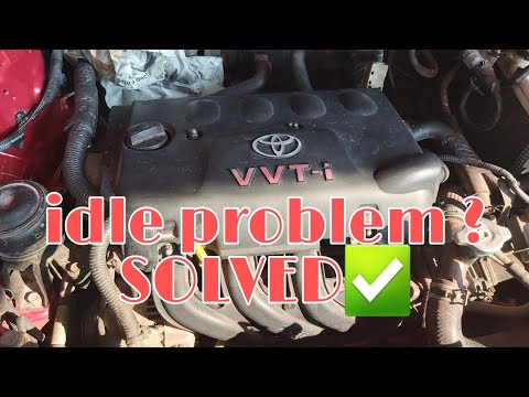 How to fix low and rough Idle on your toyota vios..