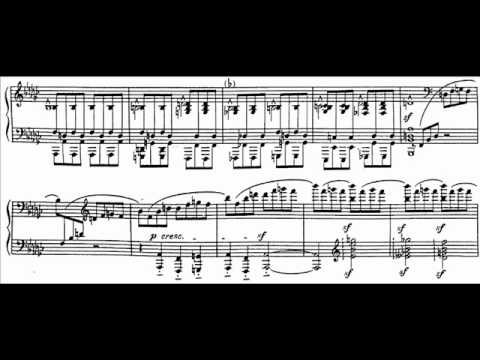 Hamelin plays Dukas - Piano Sonata (4th mvt) Audio + Sheet music