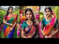 4K Real Indian AI Model Plus Size Jennie Stunning Lookbook AI 4KVideo Plussize Jennie Saree