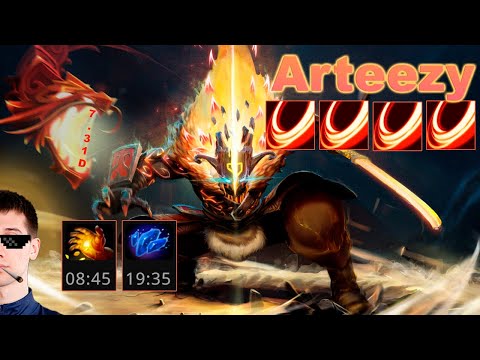 Arteezy - Juggernaut - Zero errors, perfect game