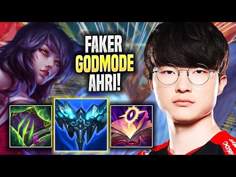FAKER LITERALLY GOD MODE WITH AHRI! - T1 Faker Plays Ahri MID vs Katarina! | Season 2022