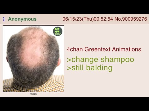 Anon is balding and tries everything | 4chan Greentext Animations