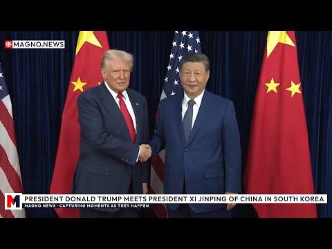 🇺🇸|🇨🇳 President Donald Trump meets President Xi Jinping of China in South Korea [LIVE]