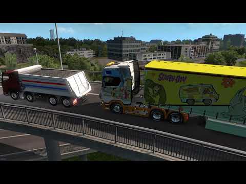 Euro Truck Simulator 2- Stockholm to Uppsala.