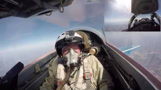 Terrific Mig29 Flight to Stratopshere and amazing view from cockpit