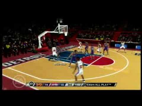 nba live 09 all play wii controls
