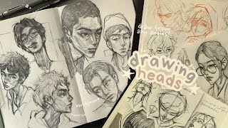 drawing faces/heads from different angles ☆
