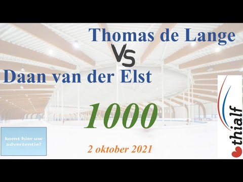 Thomas de Lange vs Daan van der Elst 1000 Thialf 20211002