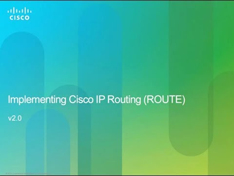 Cisco CCNP - Implementing IP Routing v2.0 - Course Introduction