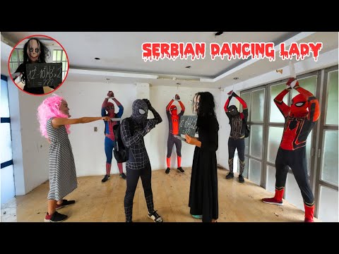Serbian Dancing Lady Vs Team Spider Man | Deadly Math Problem ( Part 3 )
