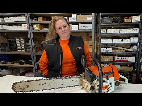 STIHL 034 Chainsaw!  HARD To Start!  Can We Fix It? Let's Go!