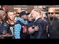 FLOYD MAYWEATHER VS CONOR MCGREGOR - FULL LOS ANGELES PRESS CONFERENCE VIDEO & FACE OFF