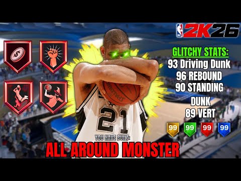 *NEW* MY 6"11 "META PAINT BEAST" BUILD in NBA 2K26 has NO WEAKNESSES!