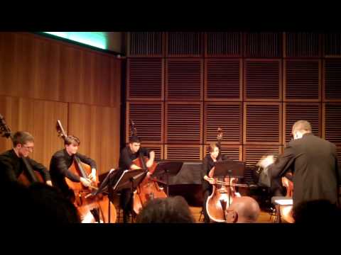 Brahms Hungarian Dance No. 5 arr 8 Double Basses by Benjamin Saffir