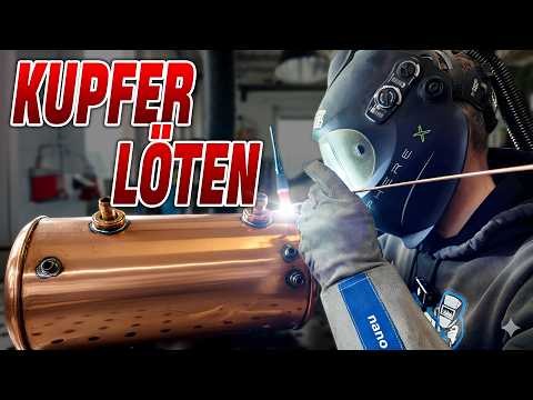 Kupfer schweißen / Löten Vergiss alles, was du über WIG weißt! Das ist anders