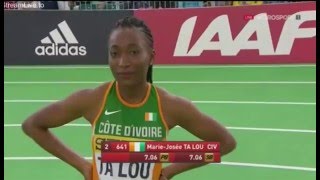 Barbara Pierre Wins Womwn&#39;s 60m Final IAAF World Indoor Championship Portland 2016