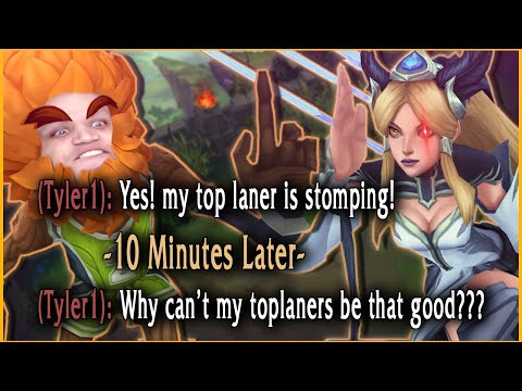 Tyler1 thought I was going to feed... but then I demoted him to Diamond