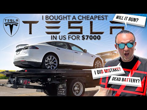 I BOUGHT A CHEAPEST TESLA IN USA FOR 7000$ | WILL IT RUN? PART 1