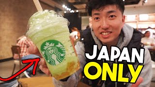 Trying JAPAN ONLY Starbucks Drinks! (EXCLUSIVE)