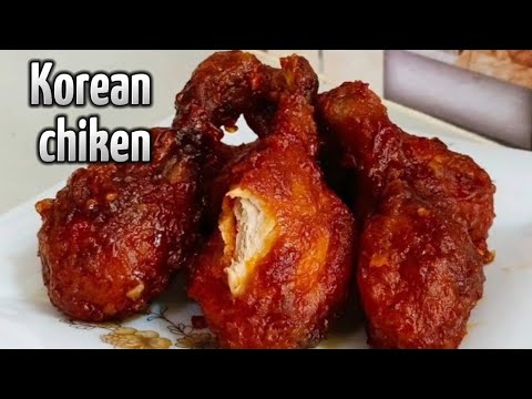 Sweet and Spicy Korean chicken | Best Korean Fried Chicken Recipe | Crispy Korean Chicken Recipe