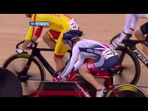 Women's Omnium - Points Race - 2016 UCI Track Cycling World Championships