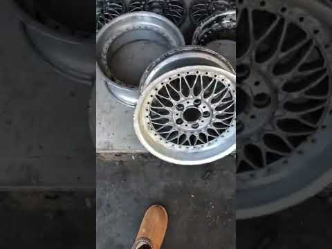 BBS RC 2 piece wheel rebuild and restore! #bbs #wheels #rebuild
