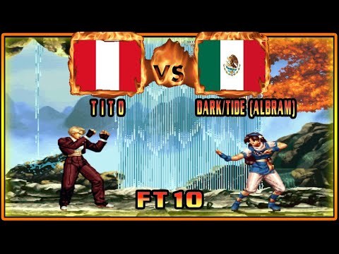 King of Fighters 95 - T I T O (PER) VS (MEX) DARK/TIDE (ALBRAM) [kof95] [Fightcade] [FT10]