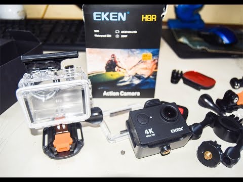 Eken H9R 4K Ultra HD Action Camera Unboxing Review and Settings. How to use Eken H9R Action Camera. Video
