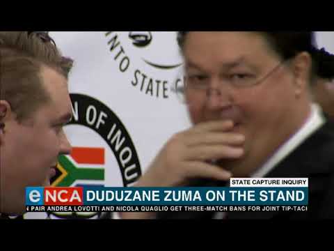 Duduzane Zuma rubbishing every witness testimony