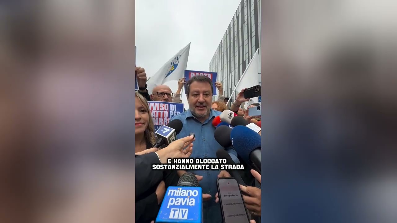 SALVINI SU CASA E CENTRI SOCIALI: «STRADA BLOCCATA A MILANO, MA TORNERO DAI RESIDENTI»