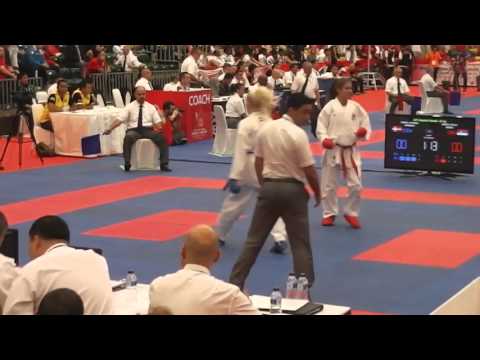 WKF U21 Worlds 2015 U21  55kg Den Vs SRB