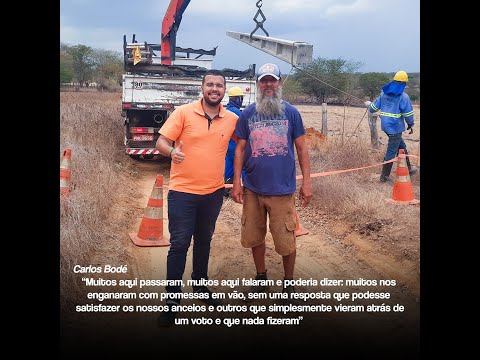 Ampliação de energia elétrica na comunidade de Lagoa Danta