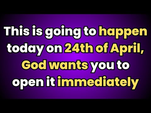 This is going to happen today on 20th of April, God wants you to open it immediately