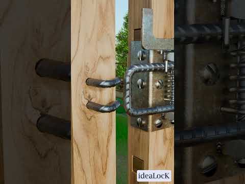 Automatic steel latch for sliding gates( mini size ). #latch #steel